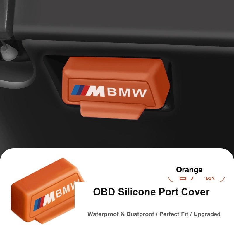 غطاء سيليكون واقٍ لمنفذ OBD متوافق مع BMW الفئة 3، 4، 5، 7، 1 - غطاء غبار وحماية