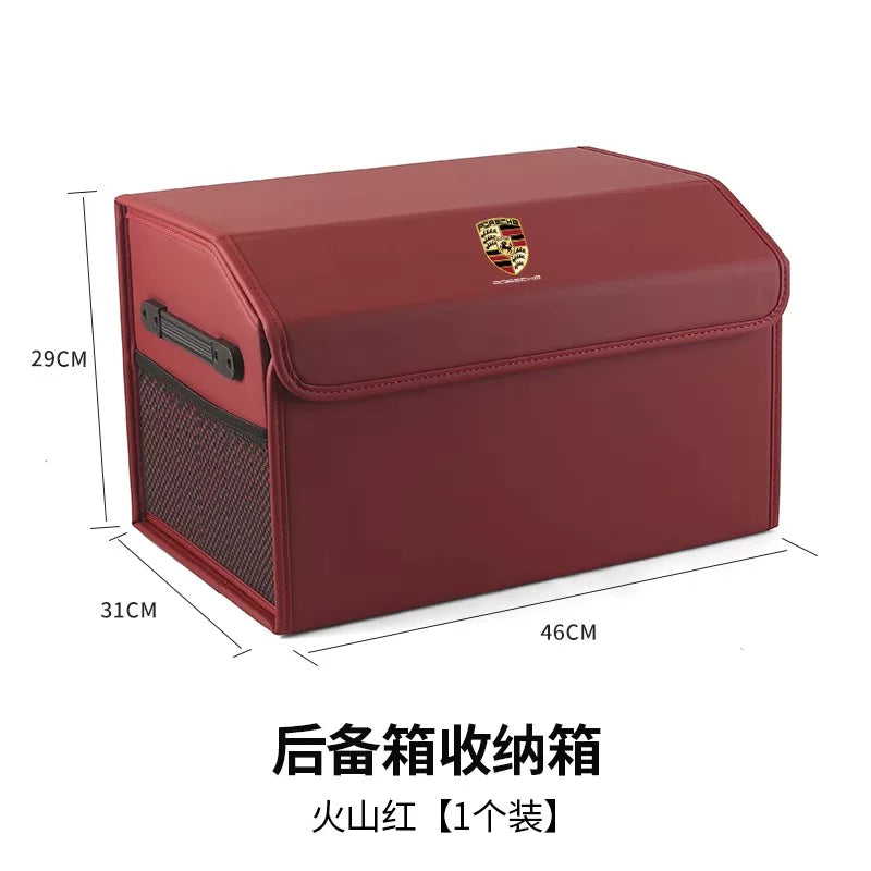 Specially designed for Porsche Cayenne storage boxes, Macan Panamera 718 Taycan car trunk storage box