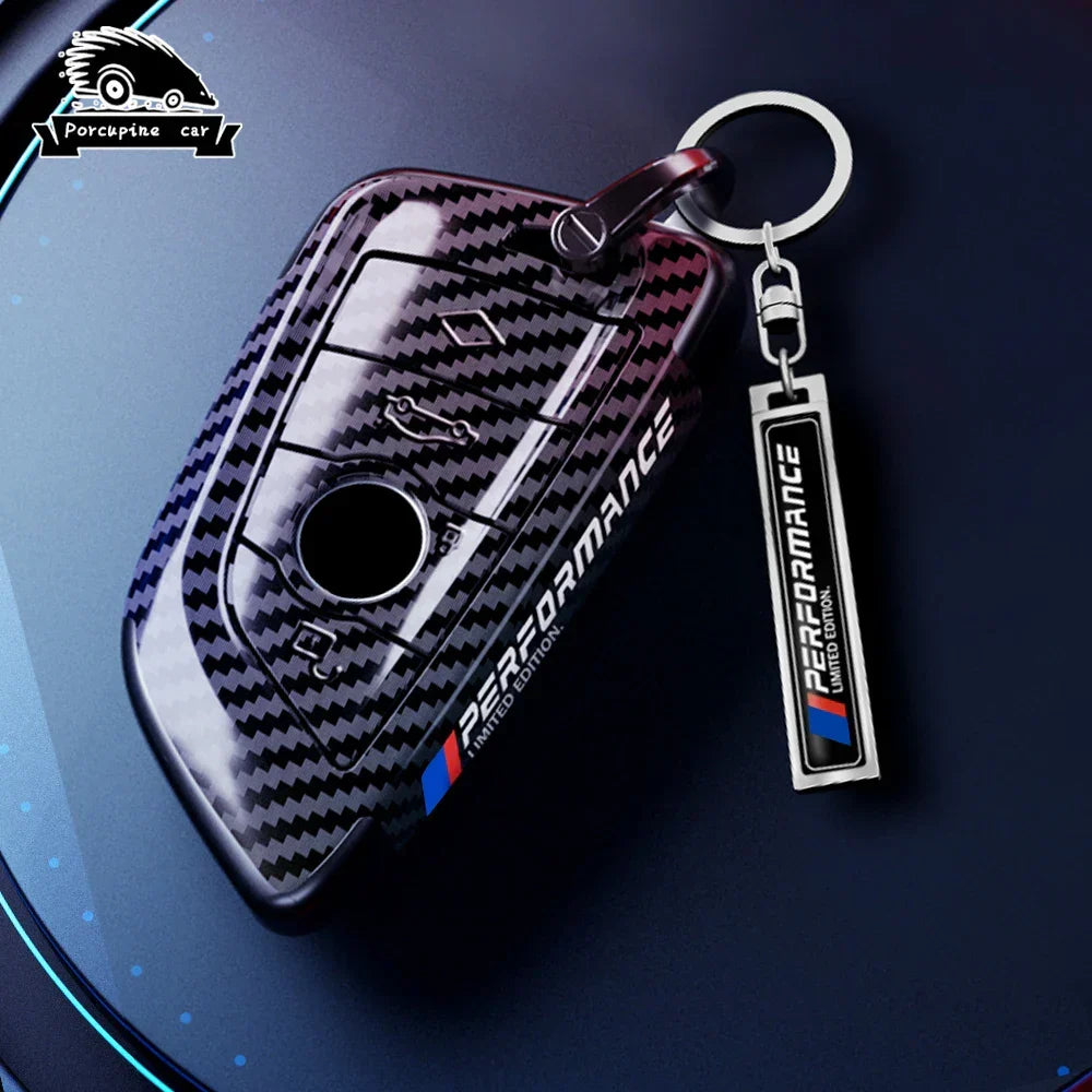 BMW carbon fiber key cover black pro style