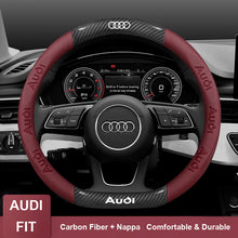 Audi Carbon Prestige Steering Wheel Cover – Ultra-Thin 2mm Nappa and Suede Sport Grip