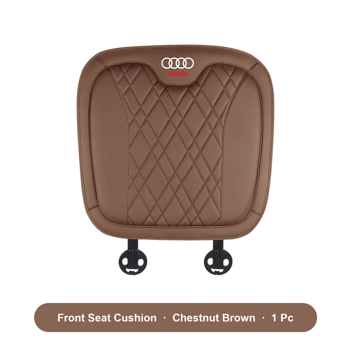 Audi front seat cushion in Chestnut Brown