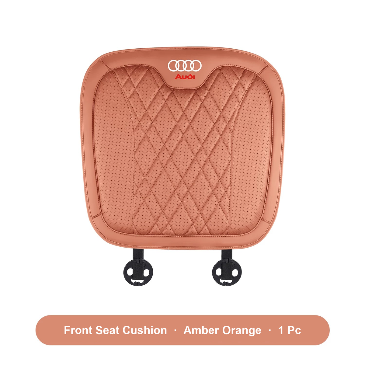 Audi front seat cushion in Amber Orange