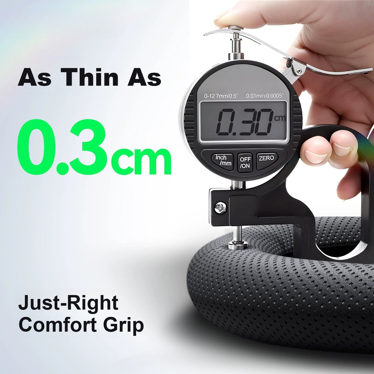 0.3cm ultra-thin Audi steering wheel cover measured