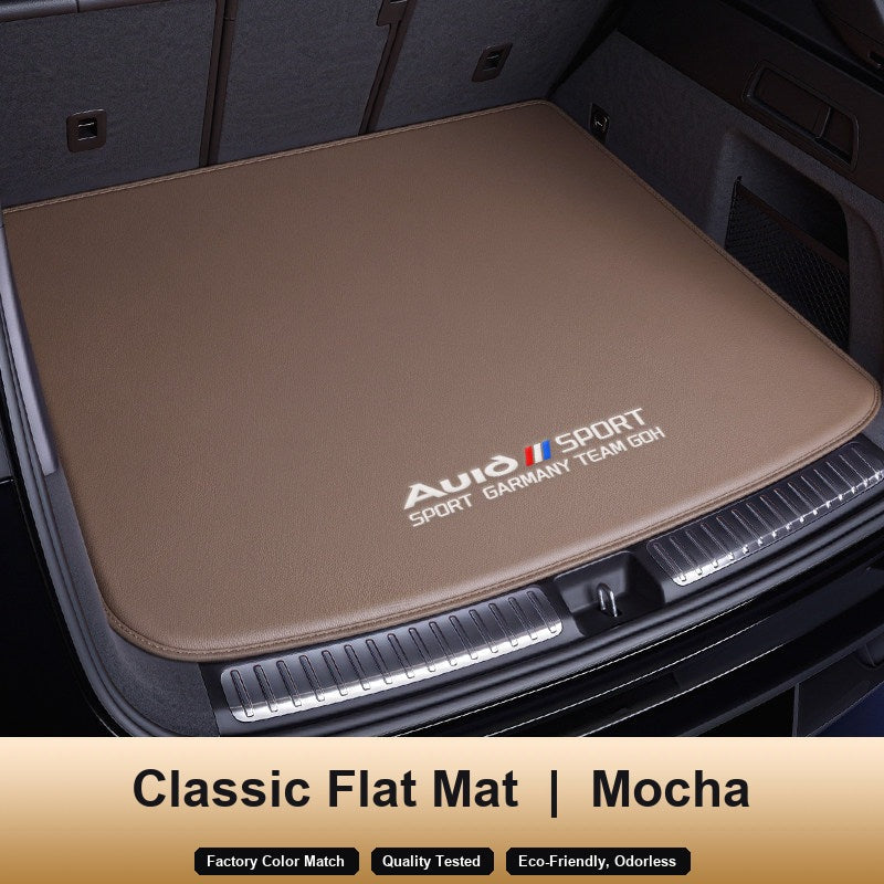 Audi trunk mat – Classic Flat Mat, Mocha