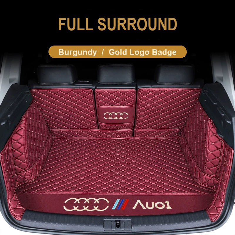 Audi trunk mat – Full Surround – Burgundy