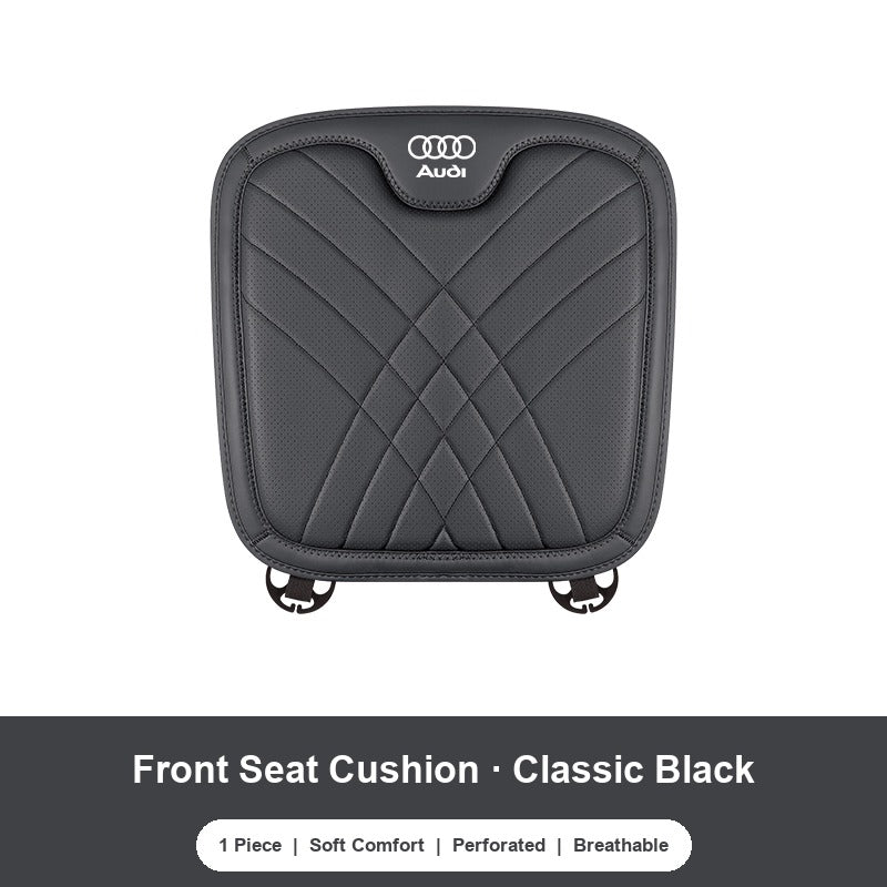 Audi nappa Front Seat Cushion in Classic Black