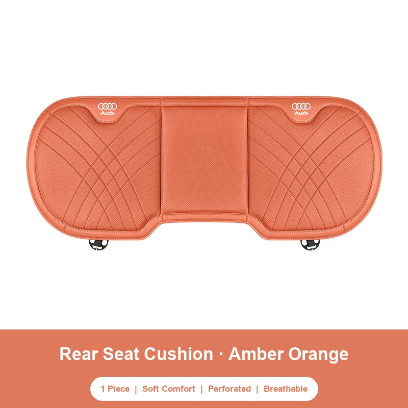Audi nappa Rear Seat Cushion in Amber Orange