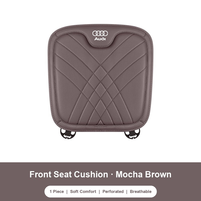 Audi nappa Front Seat Cushion in Mocha Brown