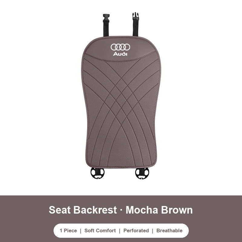 Audi nappa Seat Backrest in Mocha Brown