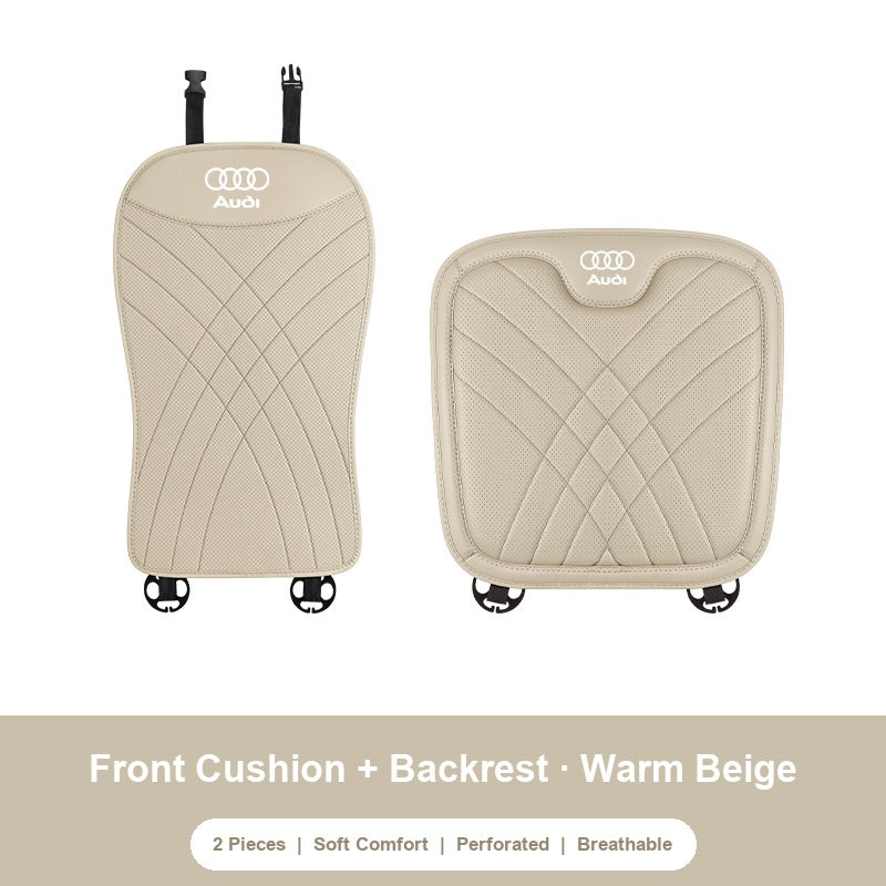 Audi nappa Front Cushion and Backrest in Warm Beige