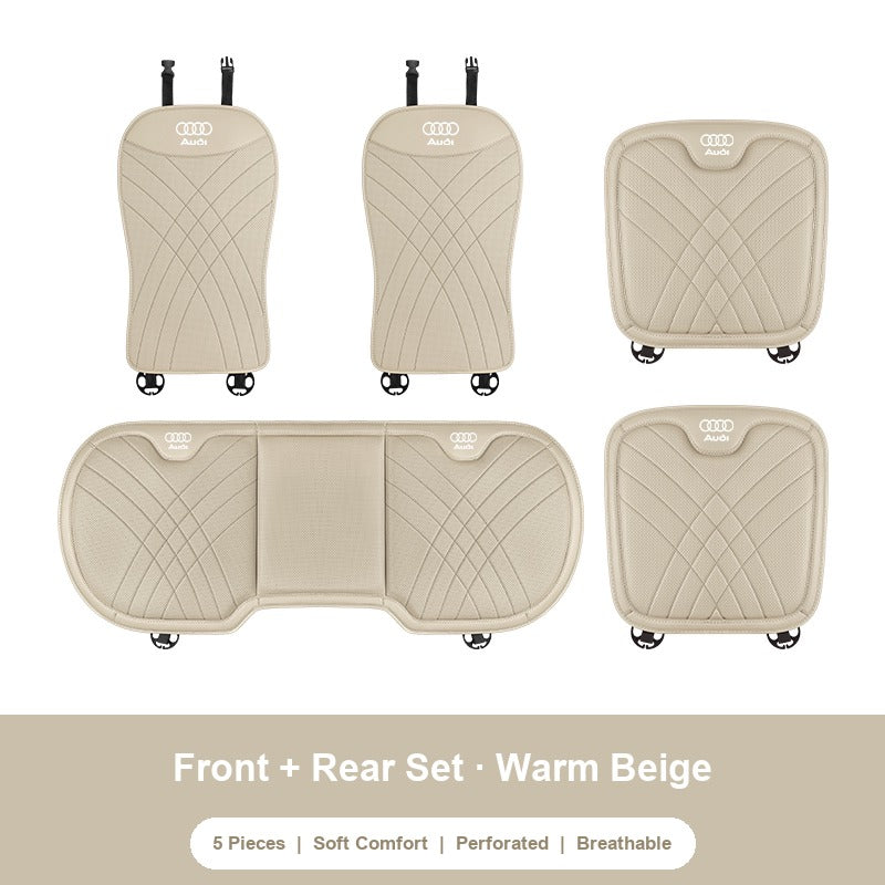 Audi nappa Front and Rear Set (5 Pieces) in Warm Beige