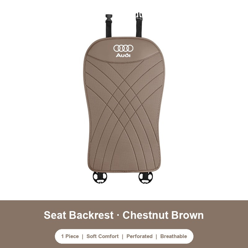 Audi nappa Seat Backrest in Chestnut Brown