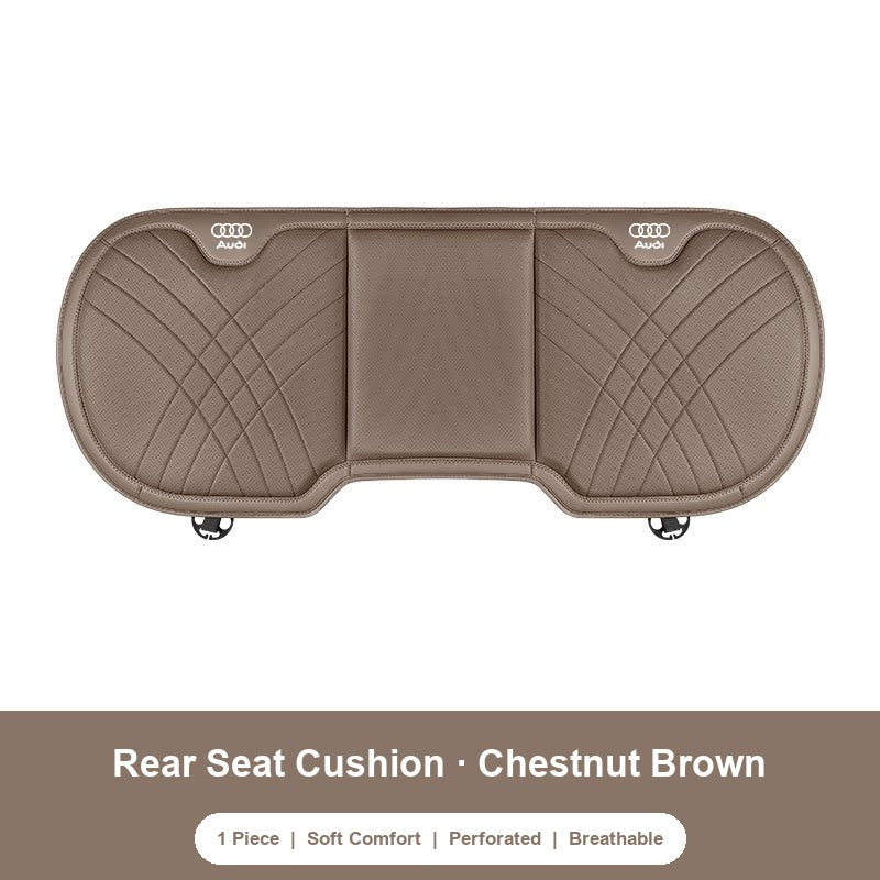 Audi nappa Rear Seat Cushion in Chestnut Brown