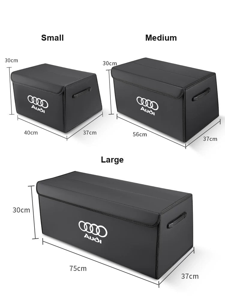 Audi trunk organizer sizes Small, Medium and Large