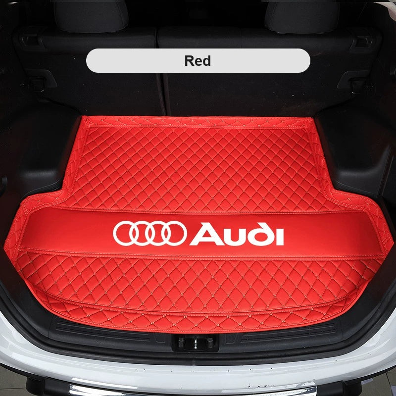 Audi quilted trunk mat – Red