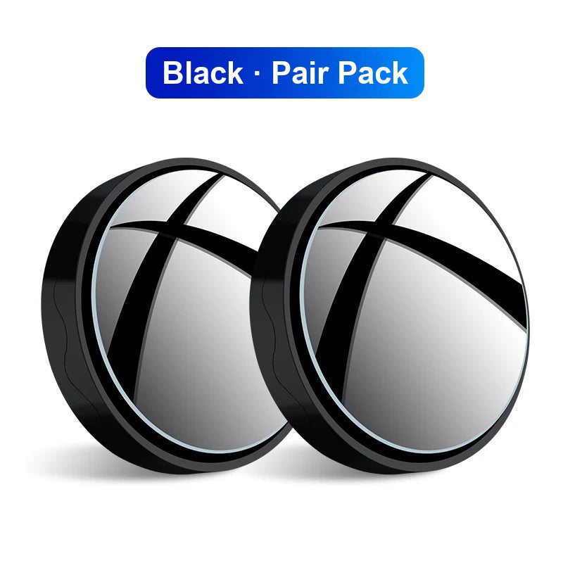 Black blind spot mirror pair – standard edition
