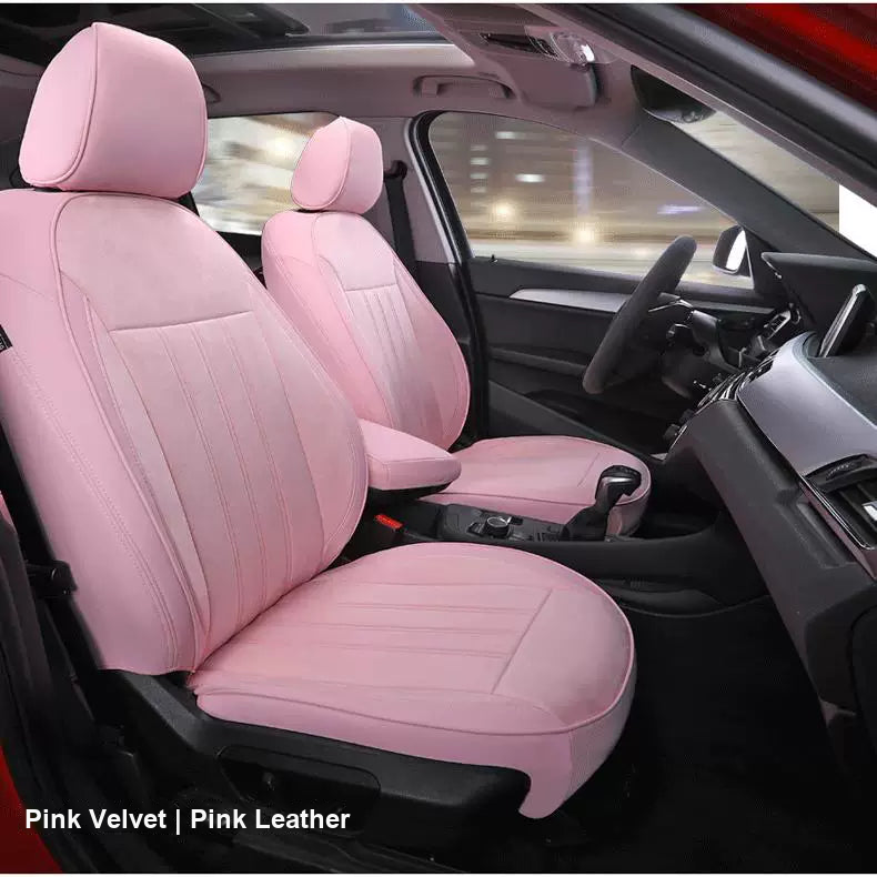 Audi Signature Full-Surround Seat Covers – All Pink Velvet