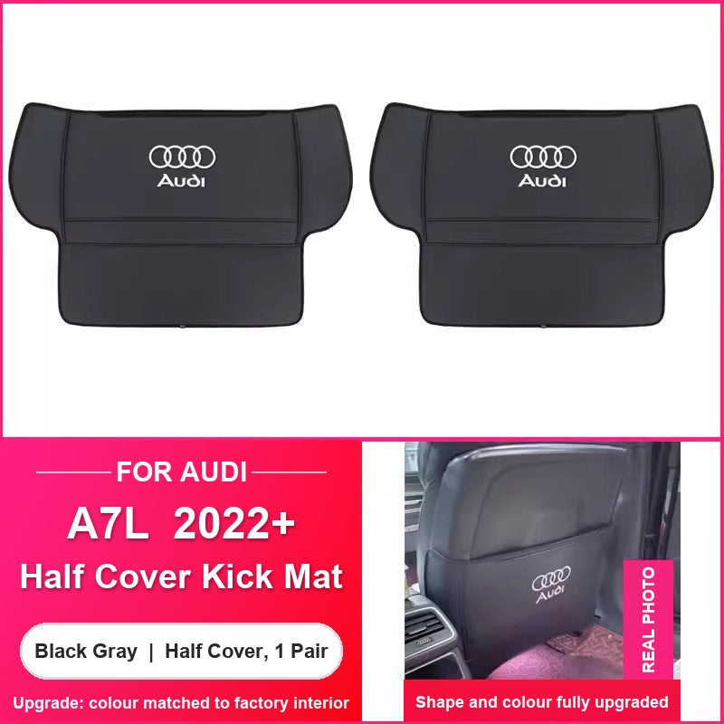 Audi A7L half cover seat kick mat pair