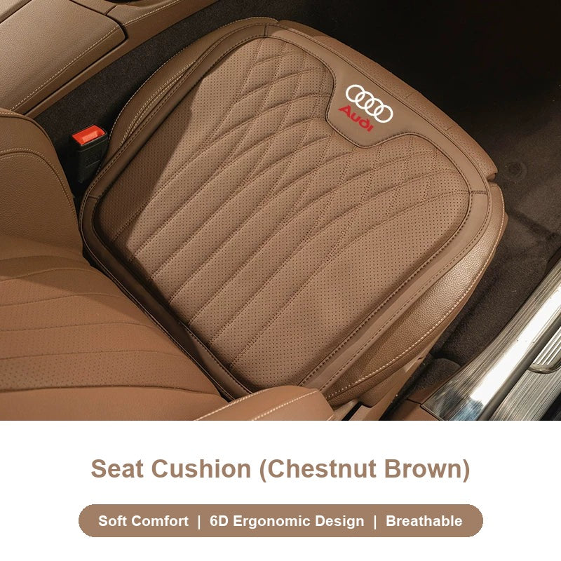 Audi Seat Cushion in Chestnut Brown