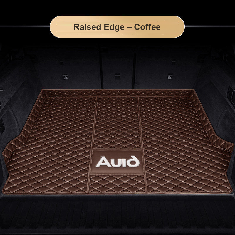 Audi trunk mat – Raised Edge – Coffee
