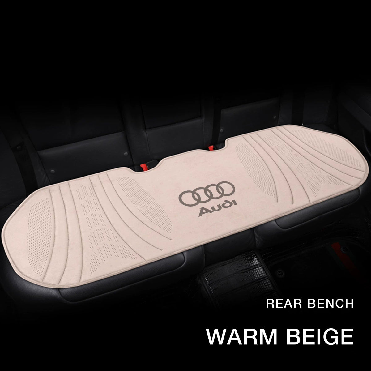 Audi suede rear bench cushion – Warm Beige