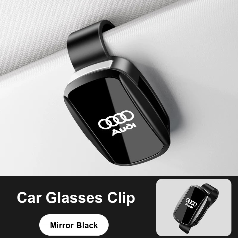 Audi car glasses clip – Mirror Black