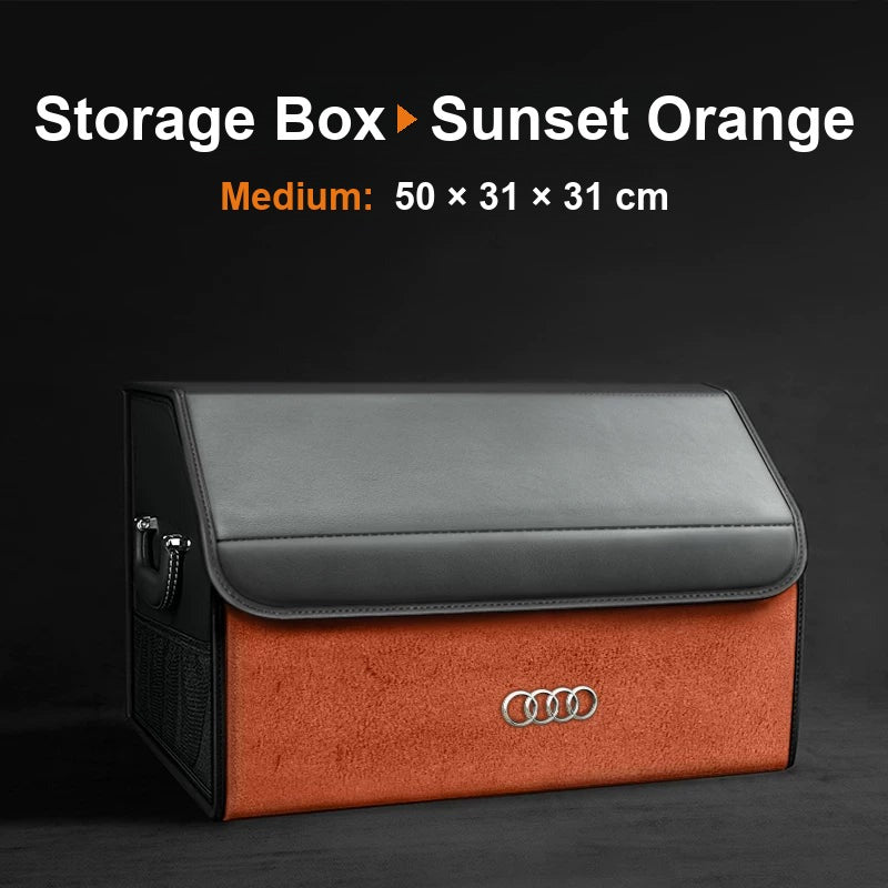 Audi trunk organizer Upgraded Edition, Medium, Sunset Orange