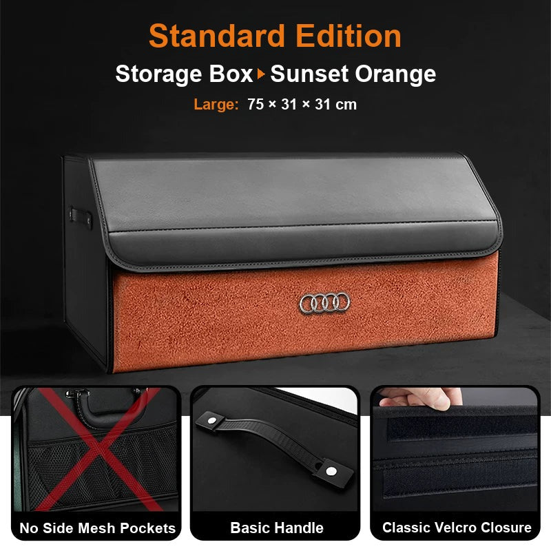 Audi trunk organizer Standard Edition, Large, Sunset Orange