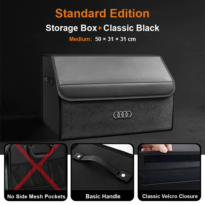 Audi trunk organizer Standard Edition, Medium, Classic Black