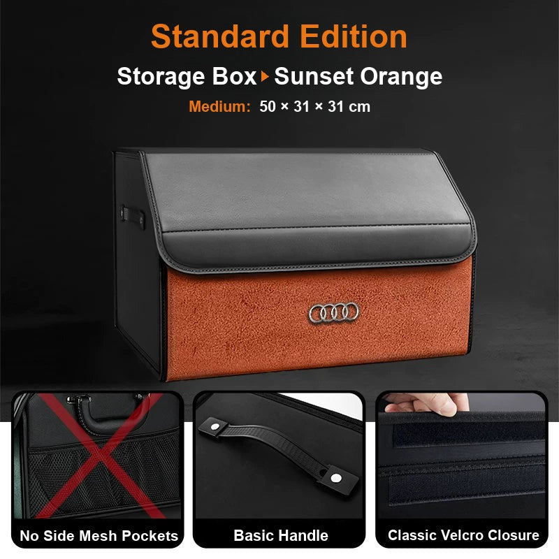 Audi trunk organizer Standard Edition, Medium, Sunset Orange
