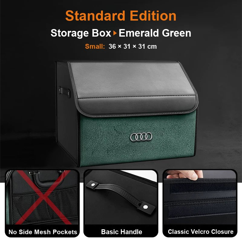 Audi trunk organizer Standard Edition, Small, Emerald Green