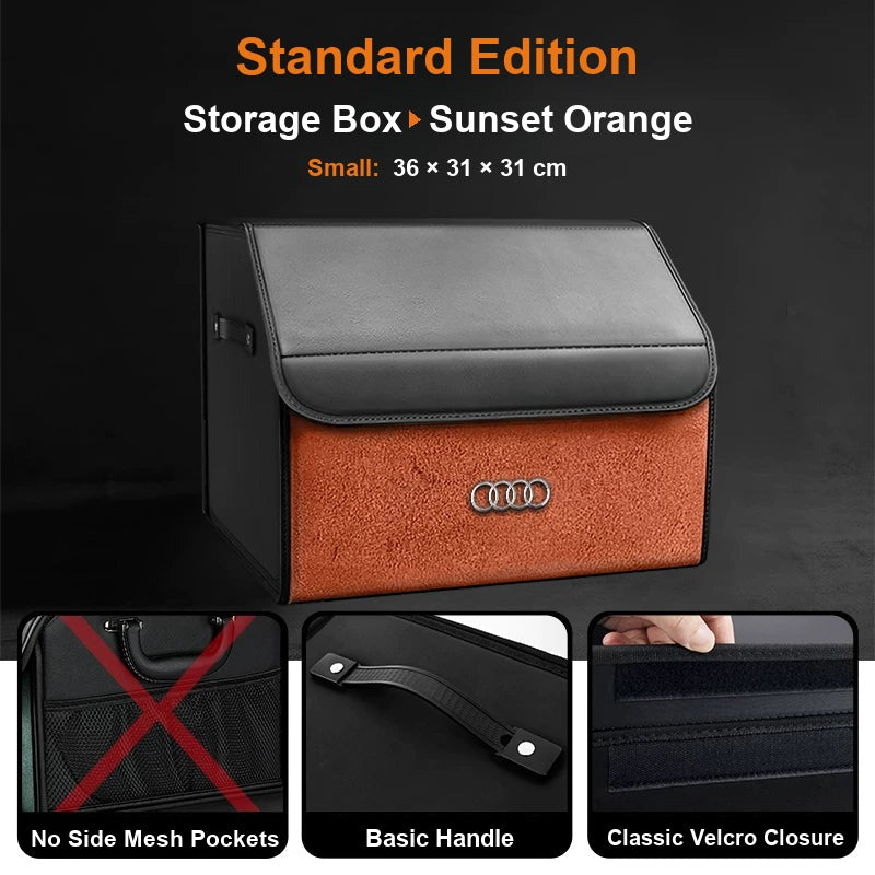Audi trunk organizer Standard Edition, Small, Sunset Orange