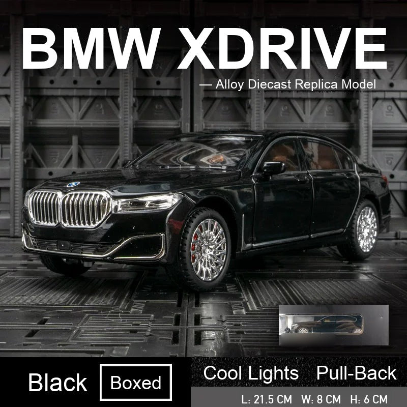 1:24 BMW 7 Series 760Li – Black diecast model