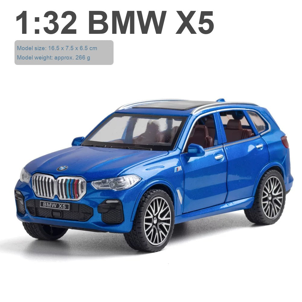 1:32 BMW X5 – Blue diecast model