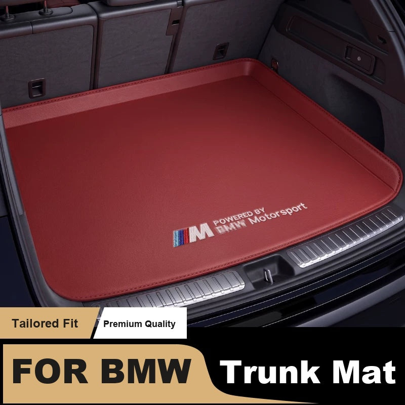 BMW trunk mat with M Motorsport logo, tailored fit