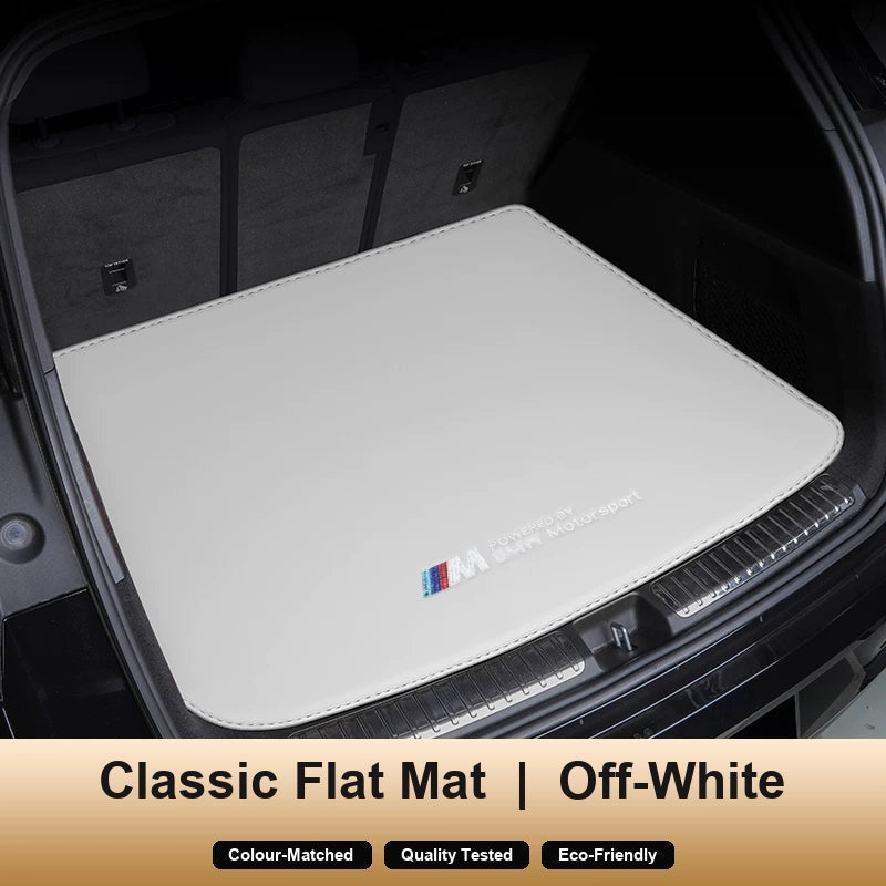 BMW trunk mat Classic Flat Mat in Off-White