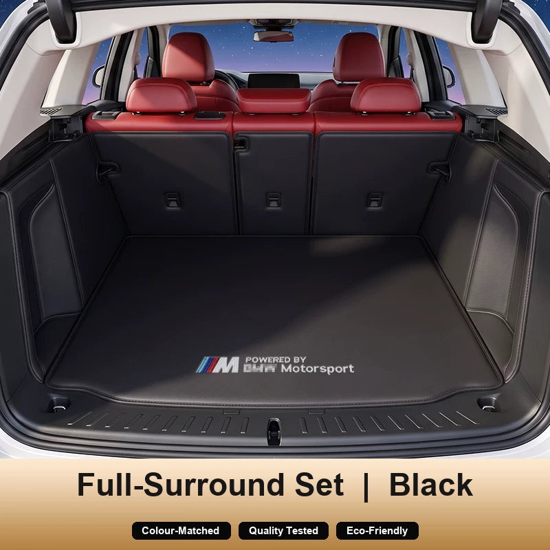 BMW trunk mat Full-Surround Set in Black