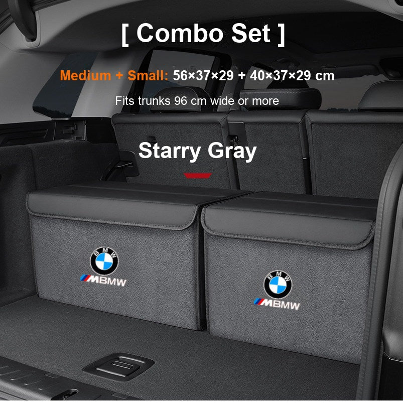 BMW trunk storage box combo set Medium + Small in Starry Gray