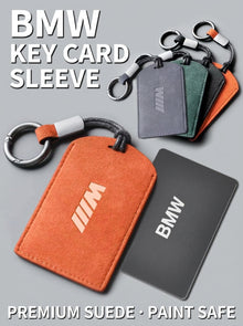 BMW Alcantara Suede Digital Card Key Holder & Protective Sleeve Case