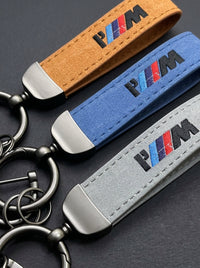 Correa de cuero y anilla de llavero BMW M Performance