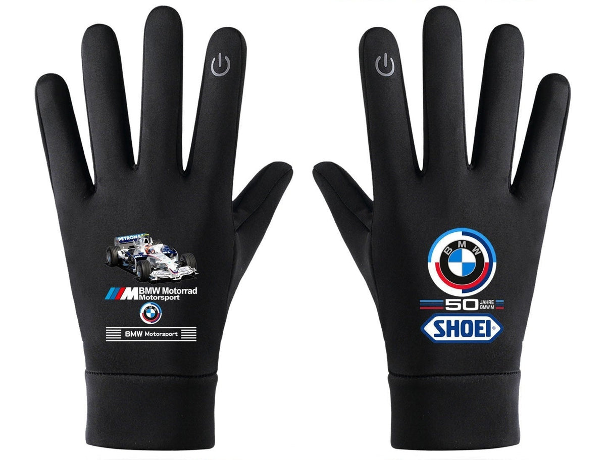 BMW Sauber F1 racing design touchscreen winter gloves