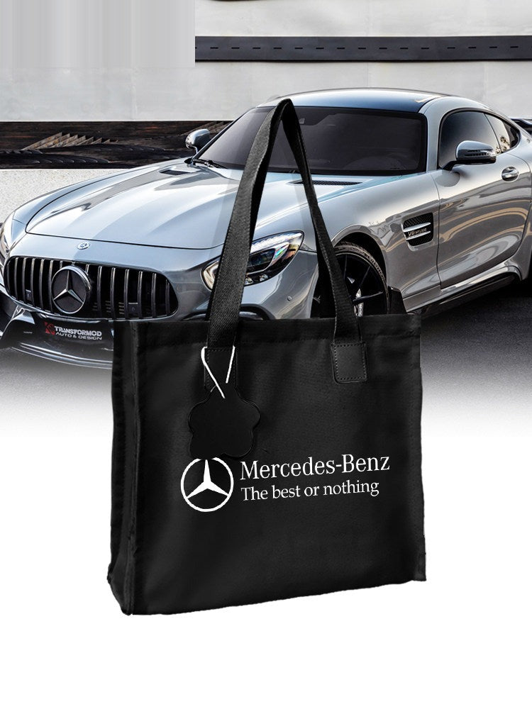 Canvas Tote Bag - Automotive Brand Print