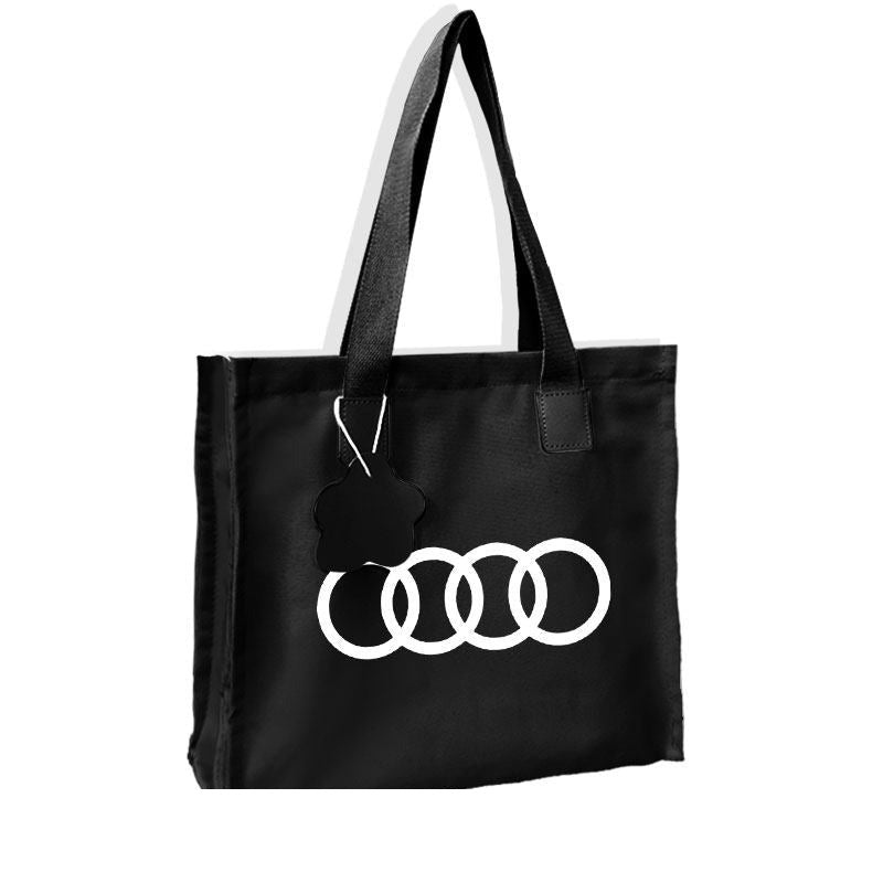 Canvas Tote Bag - Automotive Brand Print
