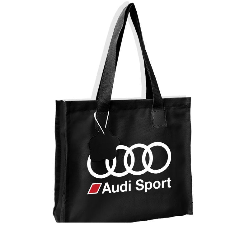 Canvas Tote Bag - Automotive Brand Print