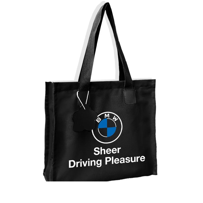 Canvas Tote Bag - Automotive Brand Print