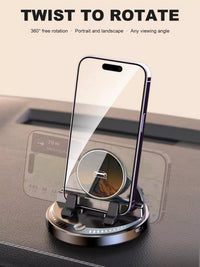 Signature Electric Wireless Charging Dashboard Phone Stand – 360° Auto-Sensing Edition