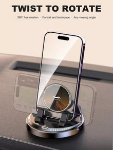 Signature Electric Wireless Charging Dashboard Phone Stand – 360° Auto-Sensing Edition