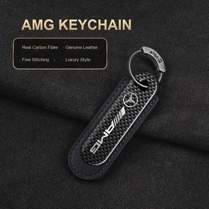 Mercedes-AMG carbon fibre keychain