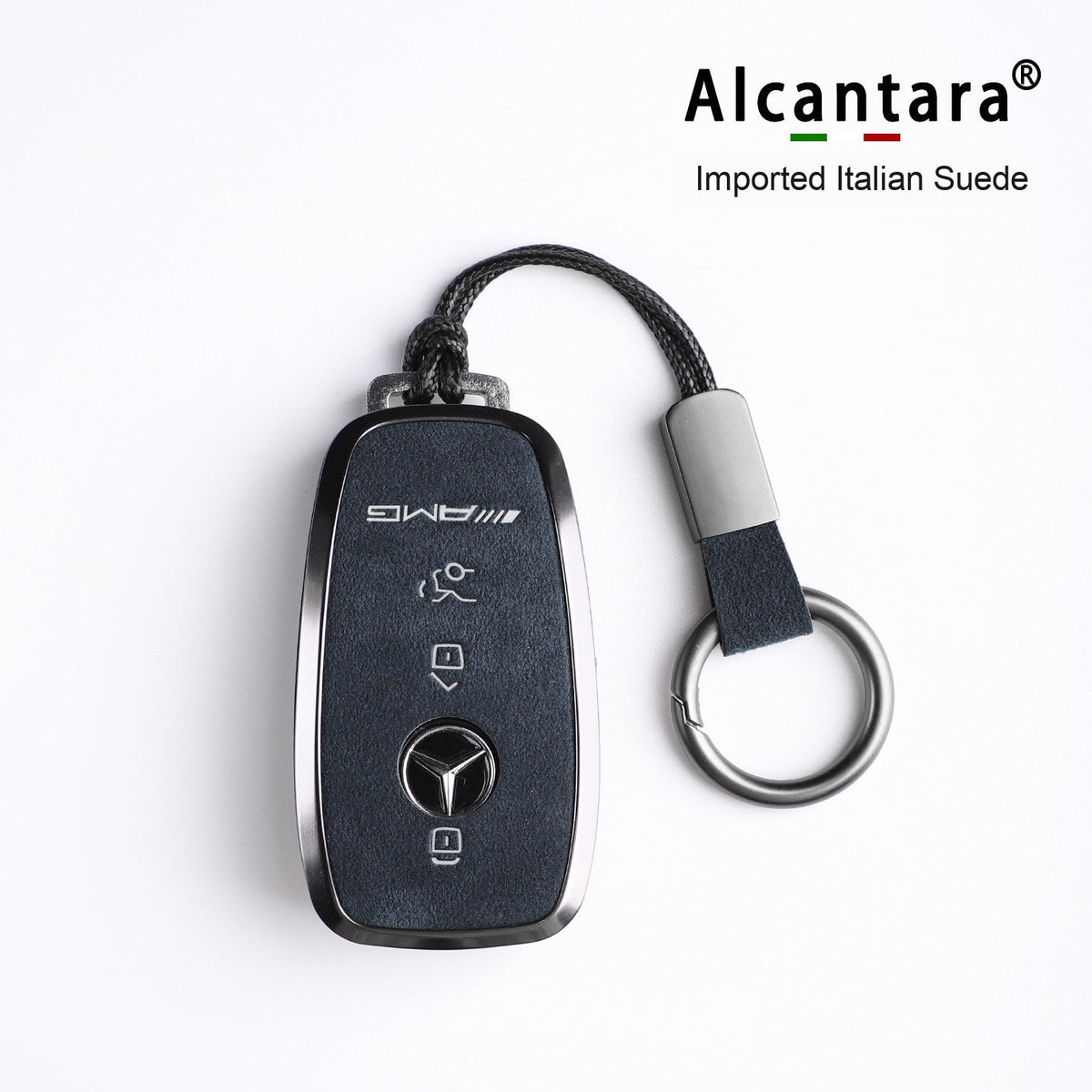 Mercedes-AMG key case in imported Italian Alcantara suede