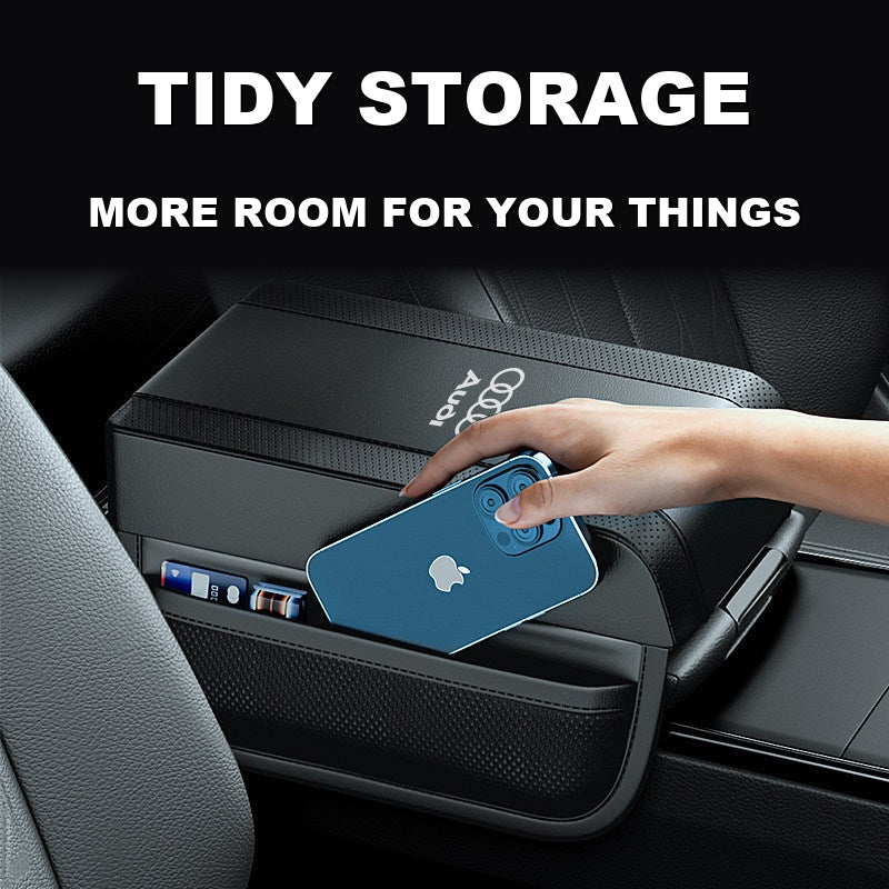 Audi armrest pad extra storage
